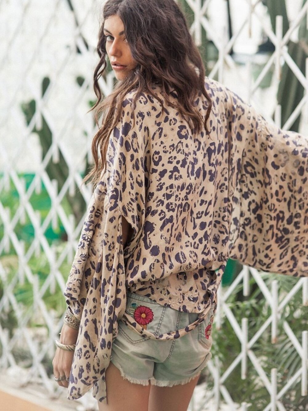 Collectible Spell & The Gypsy Collective Wild Ones Leopard Kimono
